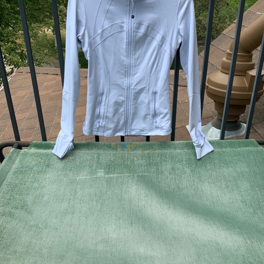 Light Blue Zip-Up Hoodie Jacket - Picture 3 of 3